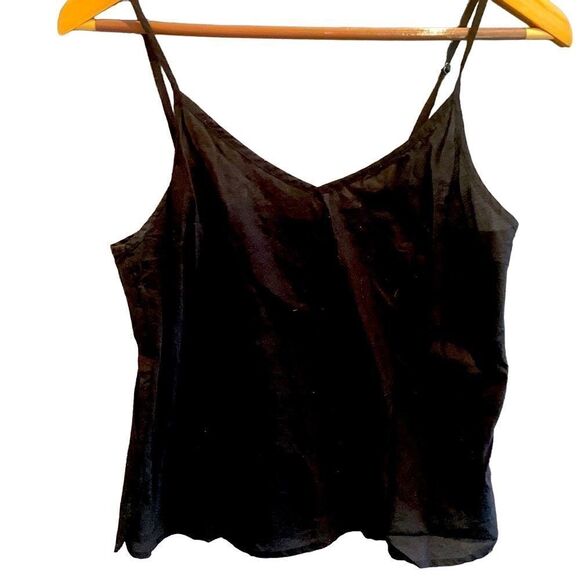 Lucky Brand Small Black Eyelet Crochet Sleeveless Blouse Tank Top- S/P Women’s - Picture 5 of 6